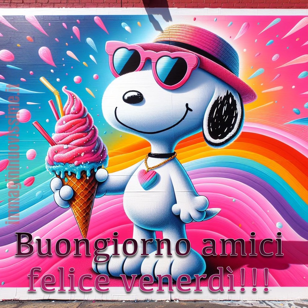 Buongiorno e felice venerdì immagini nuove