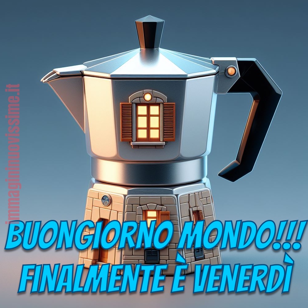 Buongiorno mondo ! Finalmente è Venerdì !