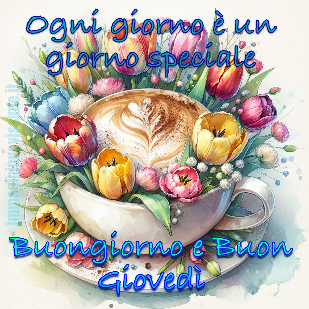 Ogni giorno è un giorno speciale buon giovedì immagini