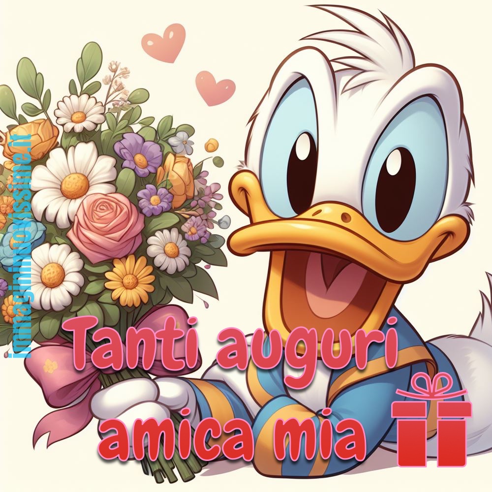 Tanti Auguri amica mia! (Paperino)